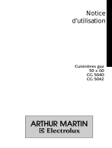 ARTHUR MARTIN CG5042 Manuel utilisateur