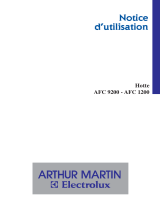 ARTHUR MARTIN AFC9200W Manuel utilisateur