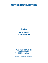 ARTHUR MARTIN ELECTROLUX AFC6000X Manuel utilisateur