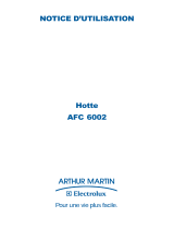 ARTHUR MARTIN ELECTROLUX AFC6002W Manuel utilisateur