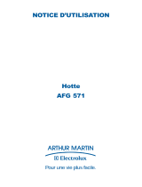 ARTHUR MARTIN ELECTROLUX AFG571N Manuel utilisateur