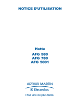 ARTHUR MARTIN ELECTROLUX AFG5001W Manuel utilisateur