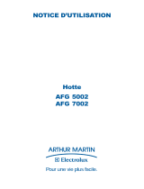 ARTHUR MARTIN ELECTROLUX AFG7002X Manuel utilisateur