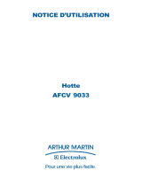 ARTHUR MARTIN ELECTROLUX AFCV9033X Manuel utilisateur