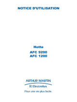 ARTHUR MARTIN ELECTROLUX AFC9200X Manuel utilisateur