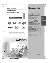 Panasonic DMR-EX769 Le manuel du propriétaire