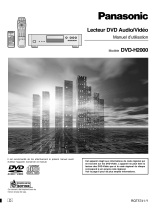 Panasonic DVD-H2000 Le manuel du propriétaire