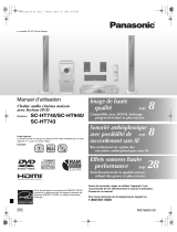 Panasonic SCHT743 Le manuel du propriétaire