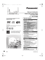 Panasonic SC-HT920 Le manuel du propriétaire