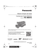 Panasonic HC MDH3 Le manuel du propriétaire