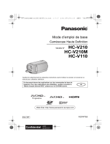 Panasonic HCV210MEF Le manuel du propriétaire
