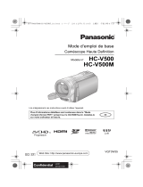 Panasonic HCV500MEG Le manuel du propriétaire