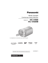 Panasonic HC-V500 Le manuel du propriétaire