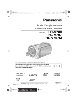 Panasonic HCV707MEF Le manuel du propriétaire