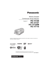 Panasonic HC-V720M Le manuel du propriétaire