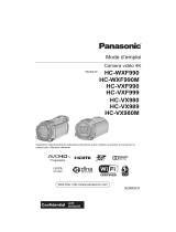 Panasonic HCVX989EG Le manuel du propriétaire