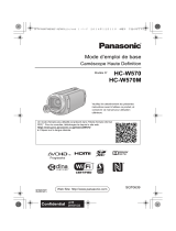 Panasonic HC W570 Le manuel du propriétaire