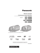 Panasonic HC X800 Le manuel du propriétaire