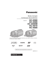 Panasonic HC-X810 Le manuel du propriétaire