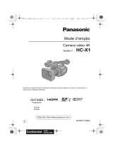 Panasonic HCX1E Le manuel du propriétaire