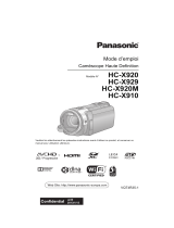 Panasonic HC-X920 Le manuel du propriétaire