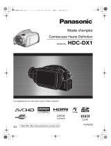 Panasonic HDC-DX1 Le manuel du propriétaire