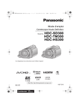 Panasonic HDCSD300 Le manuel du propriétaire