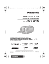 Panasonic HDCSD800EG Le manuel du propriétaire