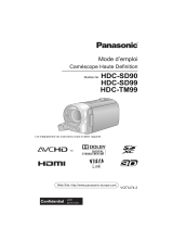 Panasonic HDCSD90EG Le manuel du propriétaire