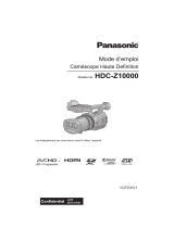 Panasonic HDC-Z10000 Le manuel du propriétaire