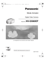 Panasonic NV GS80 EF Le manuel du propriétaire