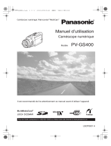 Panasonic PVGS400 Mode d'emploi
