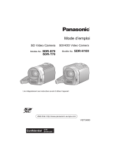 Panasonic SDR-H100 Le manuel du propriétaire