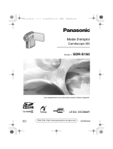Panasonic SDRS150 Le manuel du propriétaire