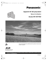 Panasonic SV AV10U Manuel utilisateur