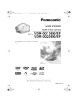Panasonic VDRD220EG Le manuel du propriétaire