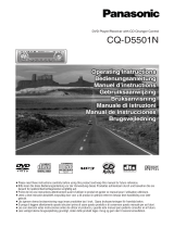 Panasonic CQD5501N Le manuel du propriétaire