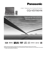 Panasonic CQVD7001N Le manuel du propriétaire