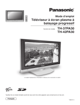 Panasonic TH-37PA30E Le manuel du propriétaire