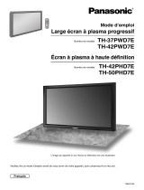 Panasonic TH-50PHD7EKJ Le manuel du propriétaire