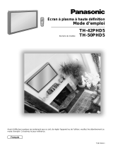 Panasonic TH50PHD5EX Le manuel du propriétaire