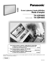 Panasonic TH50PHW5UZ Le manuel du propriétaire