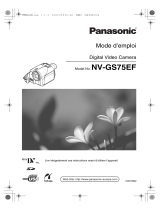 Panasonic NV-GS75EF Le manuel du propriétaire