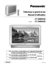 Panasonic CT-34WX52 Le manuel du propriétaire