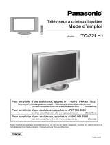 Panasonic TC32LH1 Le manuel du propriétaire