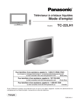 Panasonic TC-22LH1 Le manuel du propriétaire