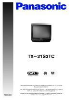 Panasonic TX-21S3TC Le manuel du propriétaire