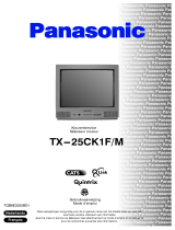 Panasonic TX25CK1FM Le manuel du propriétaire