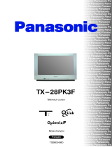 Panasonic TX28PK3F Le manuel du propriétaire