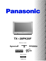 Panasonic TX-28PK20F Le manuel du propriétaire